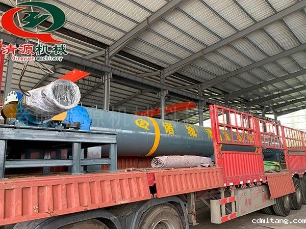 今日发货云南客户的螺旋蒸煮器